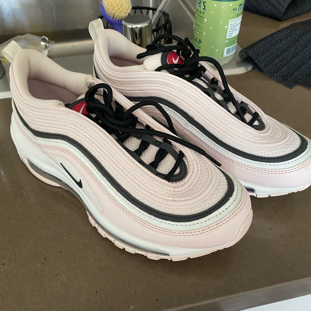 Nike Pink and White Shoes. Size 7.5